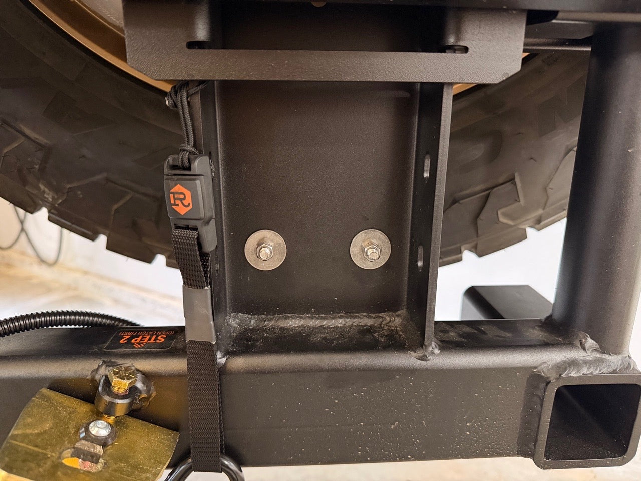 Rivian Rear Camera Relocation Kit - RiG'd Tire Swing Hitch Mount V2