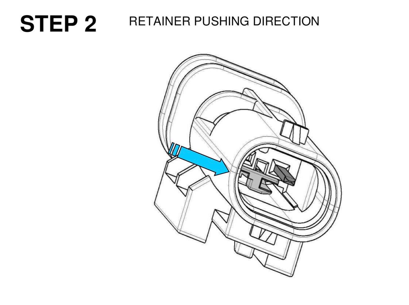 Rivian R1S License Light Plug Connector