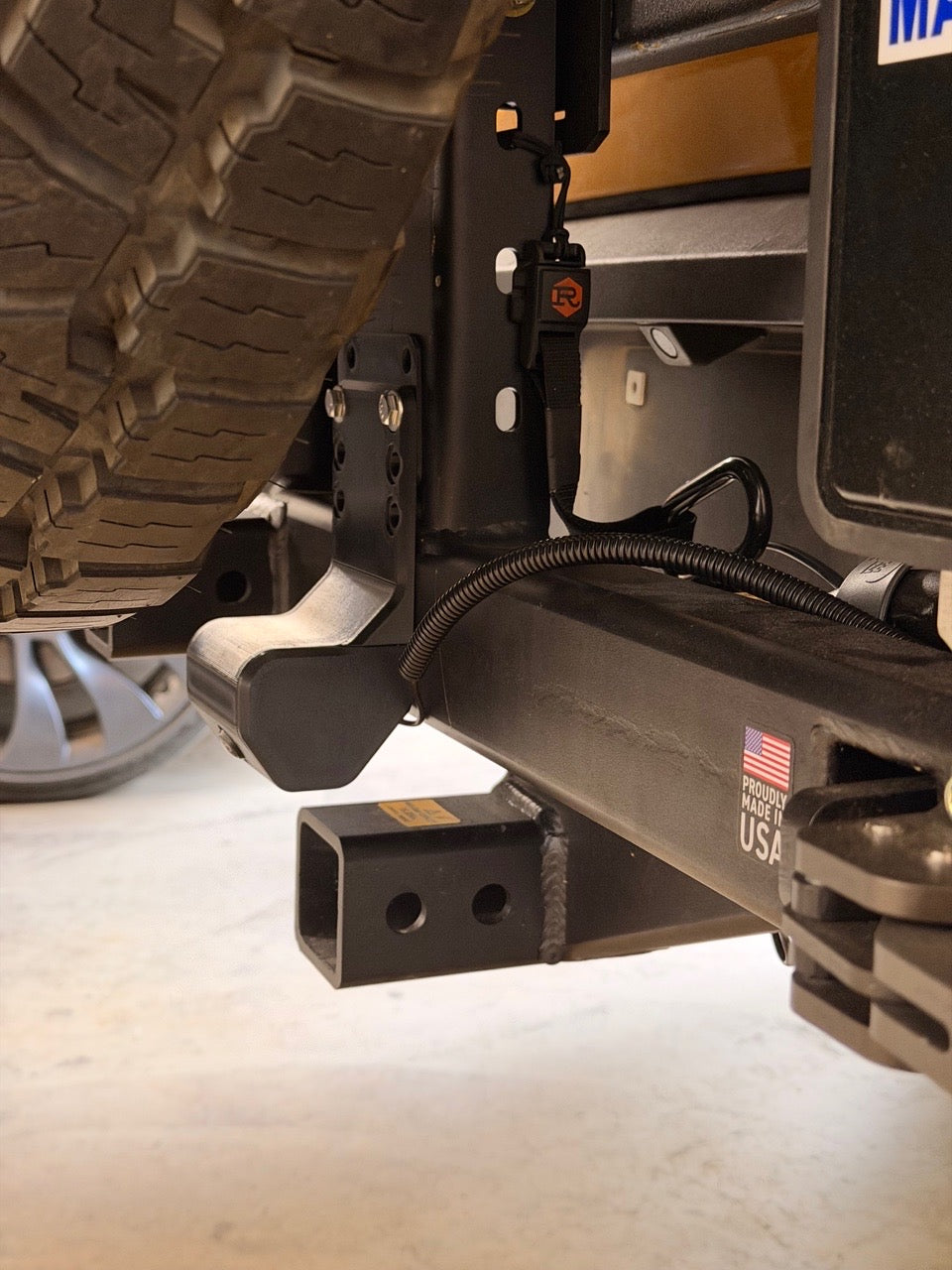 Rivian Rear Camera Relocation Kit - RiG'd Tire Swing Hitch Mount V2