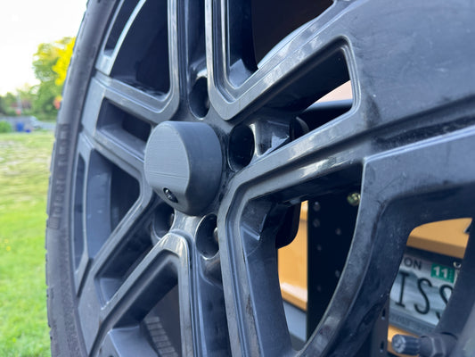 Rivian Rear Camera Relocation Kit - Spare Wheel Center Cap