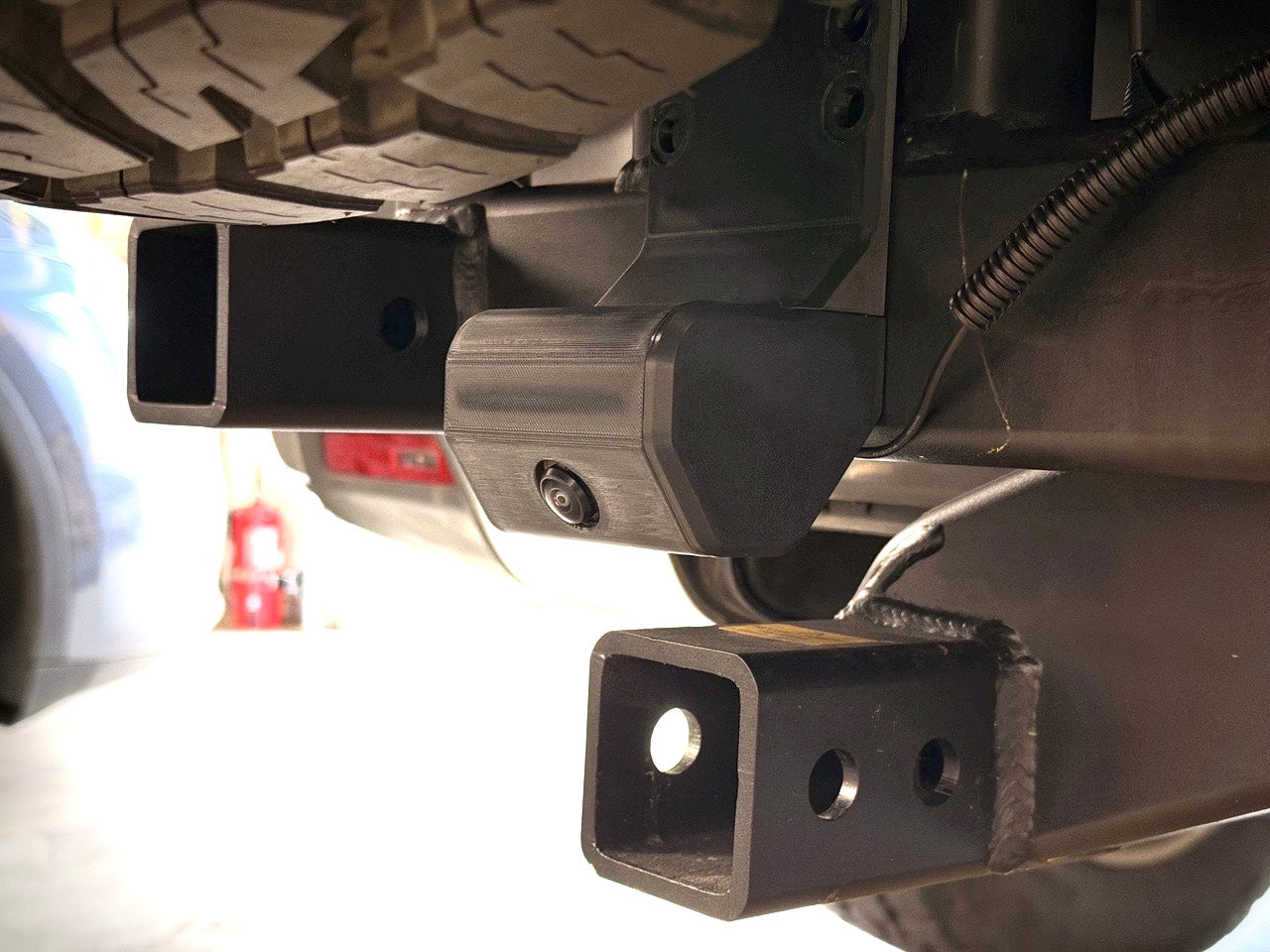 Rivian Rear Camera Relocation Kit - RiG'd Tire Swing Hitch Mount V2