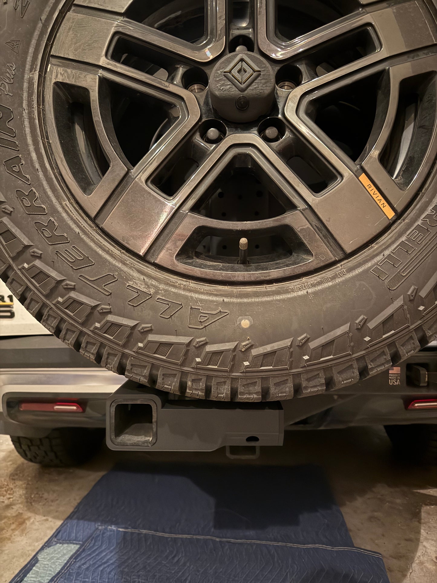 Rivian Rear Camera Relocation Kit - RiG'd Tire Swing Hitch Mount